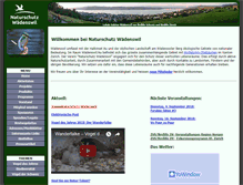 Tablet Screenshot of naturwaedi.ch